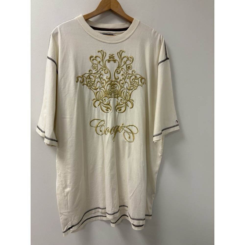 Vintage Y2k Coogi Long Sleeve Shirt Crest Script Measures 2X
